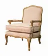 Мягкое полукресло с подлокотниками Nitro Beige Velvet №1