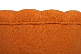 Низкое кресло ракушка Pearl Orange Boucle №4