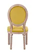 Стул с круглой спинкой Volker Oak Yellow №3