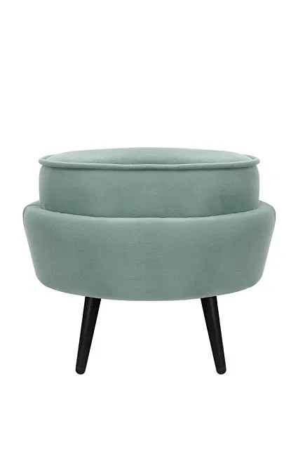 Пуф Pearl Adorn Green на черных ножках в Москве Пуф Pearl Adorn Green на черных ножках