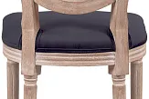 Стул с круглой спинкой Volker Oak Black №4