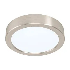 заказать 99218 Светодиодный накладной светильник FUEVA 5, 10,5W (LED), ?160, H28, 1200lm, 3000K, сталь, никель в интернет-магазине