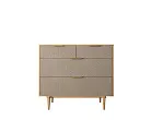 Комод с четыремя ящиками "Лайн (Line)" R22/beige №0