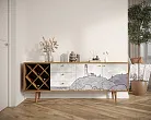 Комод "Бербер (Berber)" удлиненный с бутылочницей арт BB15/Print_51 №3