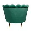 Низкое кресло ракушка Pearl Green V2 №3