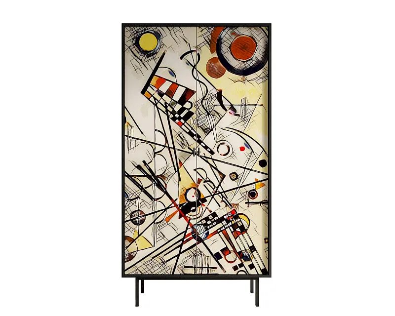 Шкаф двухдверный "Эмерсон (Emerson)" by Kandinsky арт EM091/Print_01 в Москве Шкаф двухдверный "Эмерсон (Emerson)" by Kandinsky арт EM091/Print_01