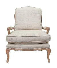 Полукресло Niro Rattan Print в интерьере