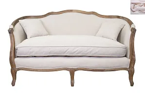 заказать Двухместный диван ампир Darcy 2 цвет розовый