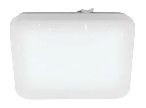 купить 900364 Настенно-потолочный светильник FRANIA-S, LED 14,6W, 1600lm, IP44, L330, H330, H70, сталь, белый/пластик с эффектом кристаллов, белый в интернет-магазине