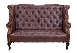фото Кожаный дизайнерский диван лофт Royal Sofa Brown