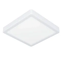 купить красивые 900647 Накладной светильник FUEVA 5, 17W (LED), 3000K, IP44, L210, B210, H28, сталь, белый / пластик, белый