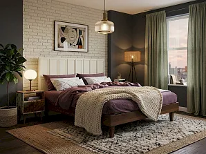 купить красивые Кровать "Андерсен (Andersen)" 180х200 см арт AN180WH