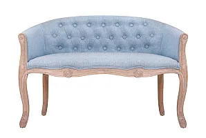 заказать Дизайнерский двухместный диван Kandy Double Light Blue