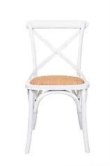 купить стильный Стул ретро Cross Back White