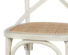 Стул ретро Cross Back White Brush №4