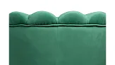 Низкое кресло ракушка Pearl Green V2 на черных ножках №4