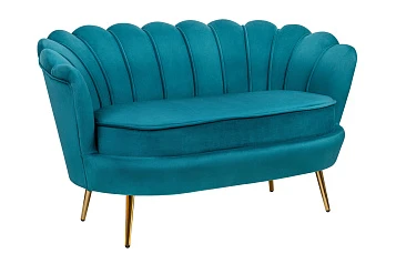 Диван ракушка Pearl Double Marine Velvet