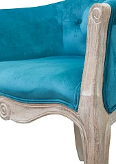 красивое Низкое кресло Kandy Blue Velvet на заказ
