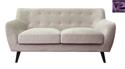 Диван с мягкими подлокотниками Albert 6 фиолетовый 85х47ч56 см на заказ в интернет-магазине