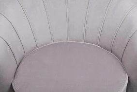 купить стильное Низкое кресло ракушка Pearl Grey в интернет-магазине