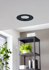 33996 Встраиваемый светильник диммируемый SALICETO, 6W (LED), 4000K, 500lm, ?88, алюминий, черный на заказ в интернет-магазине