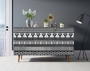 красивые Комод "Berber" с двумя дверками и ящиками принт 19 арт BB17/Print_19 на заказ