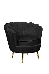 купить Низкое кресло ракушка Pearl Black V2