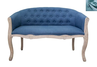 купить Диван французский стиль Kandy Double Blue голубой в интернет-магазине