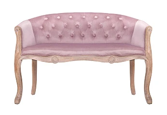 фото Двухместный дизайнерский диван Kandy Double Pink Velvet в интерьере