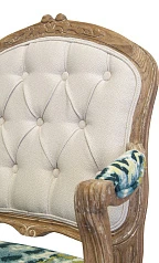 фото Мягкий стул с подлокотниками Mones