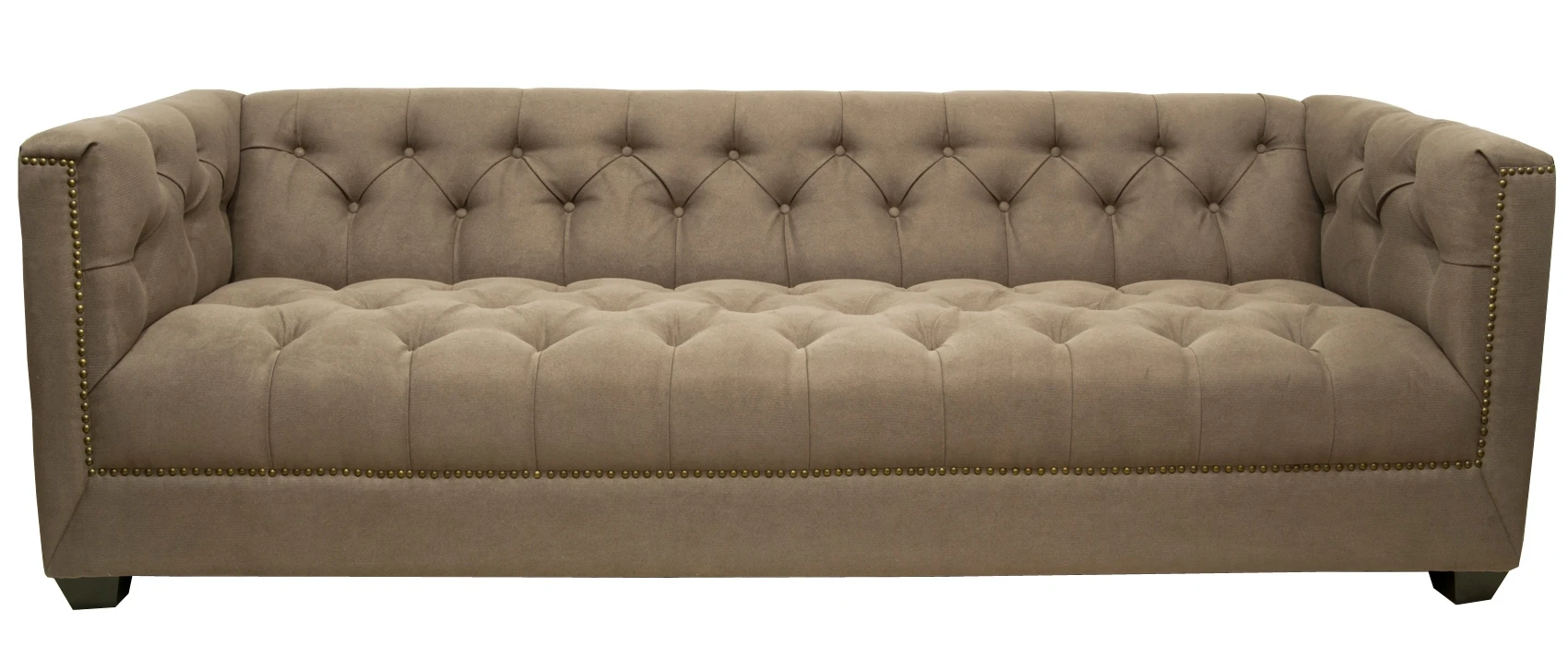 фото Прямой трехместный диван Orchest цвет коричневый