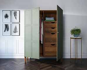 купить красивый Шкаф "Andersen" широкий двухстворчатый арт AN27