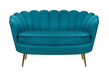 Диван ракушка Pearl Double Marine Velvet