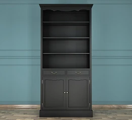 купить Книжный шкаф "Leontina Black"  арт ST9330BLK
