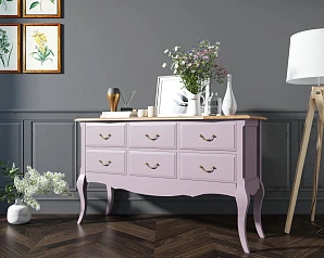 Консоль "Leontina Lavanda" 6 ящиков арт ST9358L на заказ