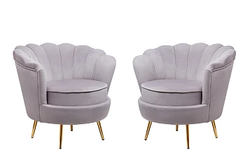 купить Комплект кресел ракушка Pearl Grey