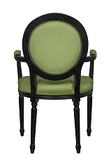 красивый Мягкий стул с подлокотниками Delo Kora Arm Green