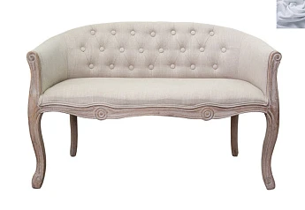 заказать стильные Дизайнерский двухместный диван Kandy Double Mocca цвет серый