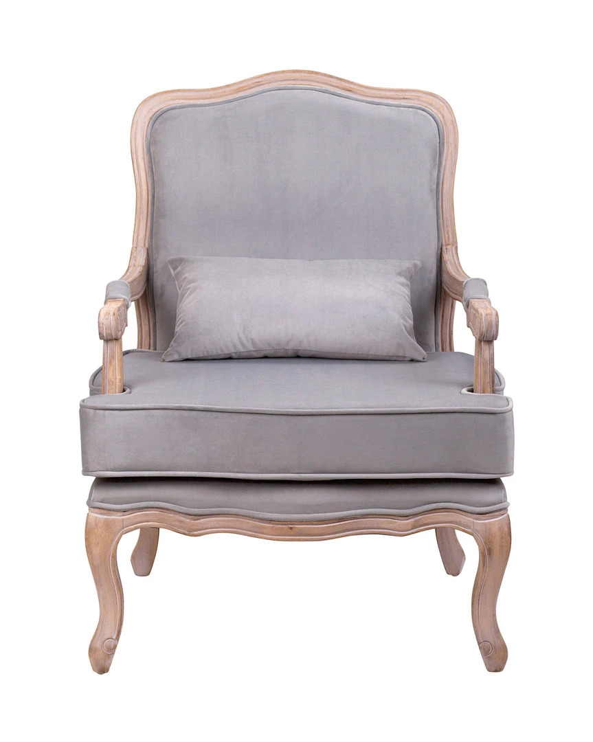 фото Мягкое полукресло с подлокотниками Nitro Grey Velvet