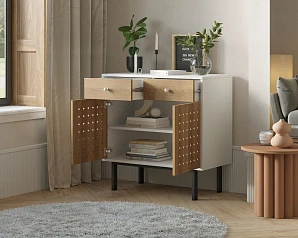 купить Комод с двумя ящиками и дверками KOTO арт KT12 в интернет-магазине