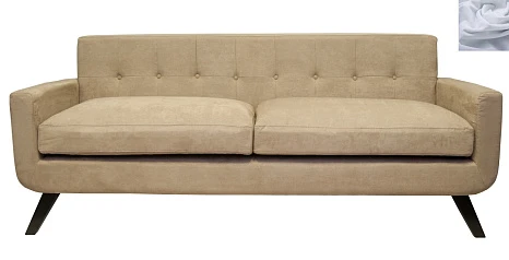 Диван скандинавский на ножках Uter серый на заказ в интернет-магазине