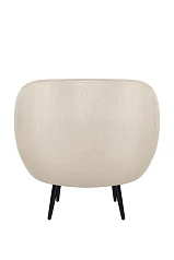 Мягкое кресло Benee Beige на черных ножках