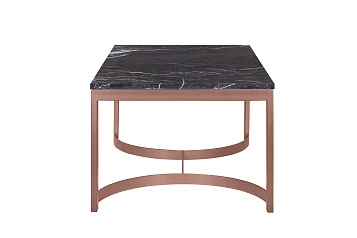 фото Журнальный столик прямоугольный Aron Marble-Cu