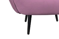 заказать Мягкое кресло Benee Pink на черных ножках