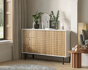 Комод с дверками и ящиками KOTO арт KT26 в интерьере
