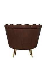 фото Низкое кресло ракушка Pearl Brown V2