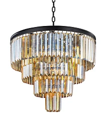 купить Люстра Odeon 4 Rings Amber