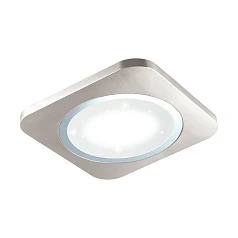 купить красивые 97664 Светодиодный накладной светильник PUYO-S, 28W(LED), 510х510, H40, 3400lm, сталь, никель матовый,