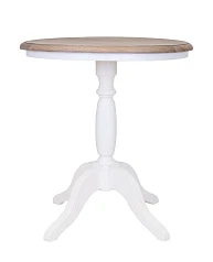 Журнальный столик круглый Valent White на заказ