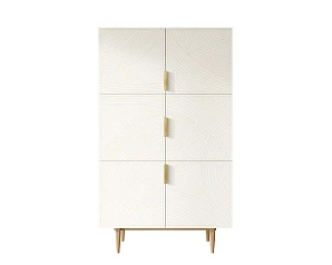 Большой комод с шестью дверками "Line" LN04/GR1/beige в интерьере